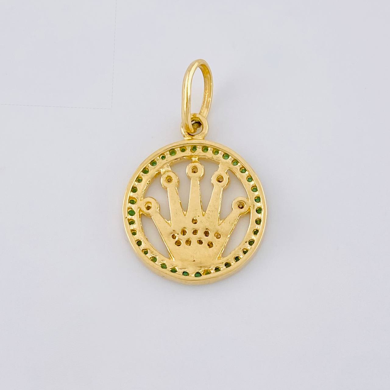 Dije Corona 2.3 g / 2.5 cm Oro Amarillo 18K