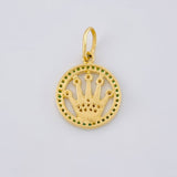 Dije Corona 2.3 g / 2.5 cm Oro Amarillo 18K