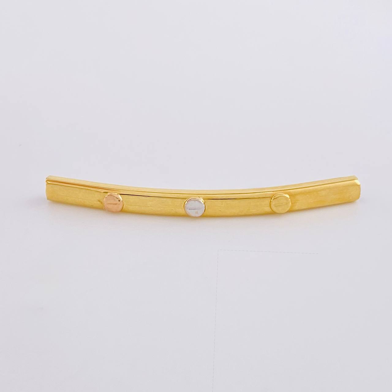 Herraje Tubular Tornillo 0.65 g / 3.8 cm Tres Oros 18K