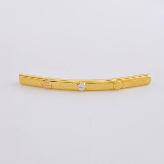 Herraje Tubular Tornillo 0.65 g / 3.8 cm Tres Oros 18K