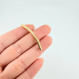 Herraje Tubular Tornillo 0.65 g / 3.8 cm Tres Oros 18K