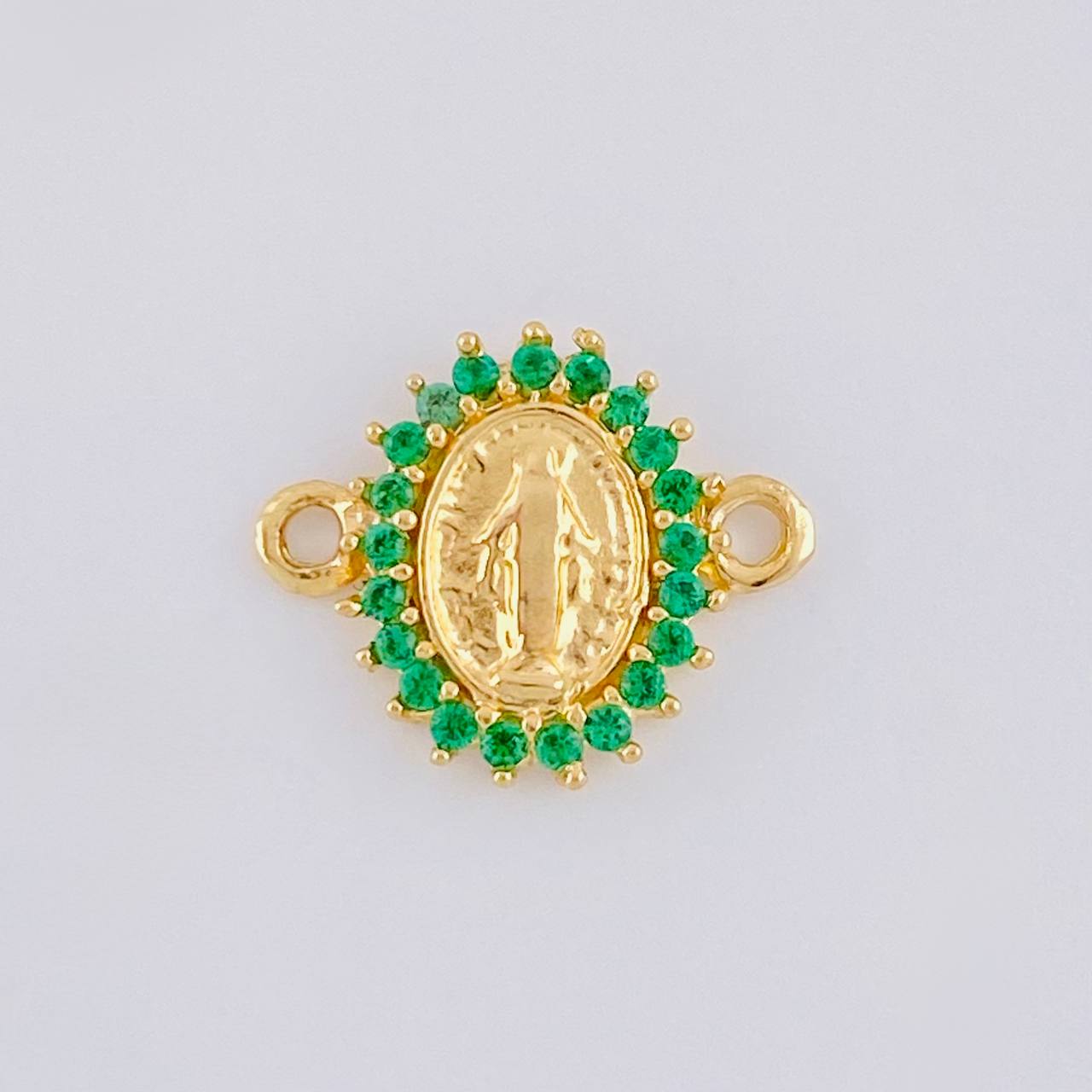 Herraje Virgen Milagrosa 0.8 g / 1.2 cm Oro Amarillo 18K