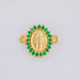 HerrajeVirgen Milagrosa 0.85 g / 2.2 cm Oro Amarillo 18K