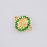 Herraje Virgen Milagrosa 0.8 g / 1.2 cm Oro Amarillo 18K