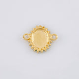 Herraje Virgen Milagrosa 0.75 g / 1.2 cm Oro Amarillo 18K