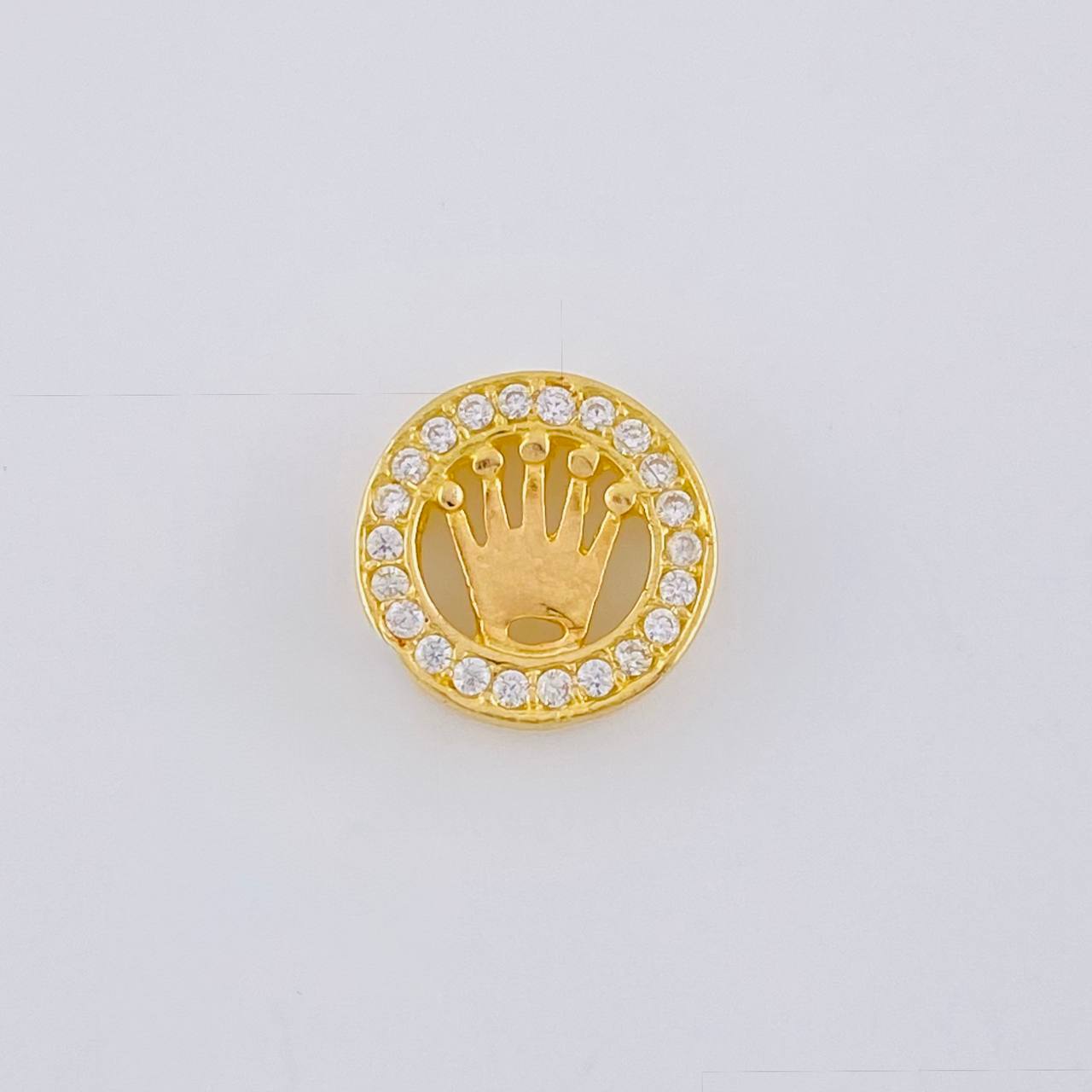 Herraje Tambor Corona 1.75 g / 1 cm Oro Amarillo 18K
