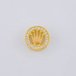 Herraje Tambor Corona 1.75 g / 1 cm Oro Amarillo 18K