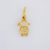 Dije Niña 1 g / 1.8 cm Oro Amarillo 18K
