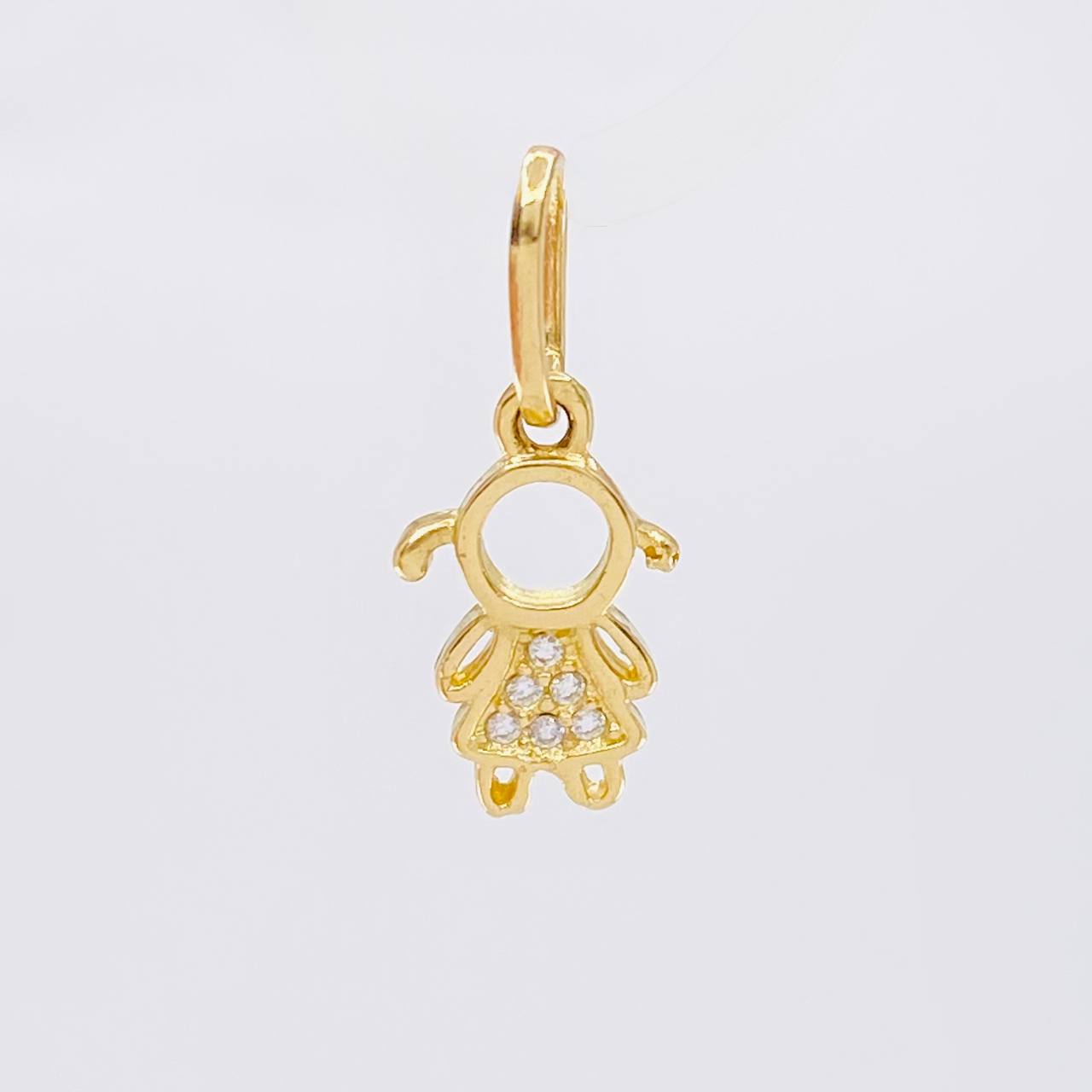 Dije Niña 1 g / 1.8 cm Oro Amarillo 18K