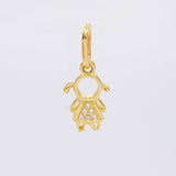 Dije Niña 1 g / 1.8 cm Oro Amarillo 18K