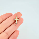 Dije Cruz Tupida 1.05 g / 2.2 cm Oro Amarillo 18K