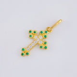 Dije Cruz Tupida 1.05 g / 2.2 cm Oro Amarillo 18K