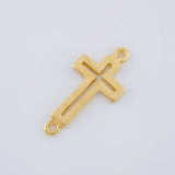 Herraje Cruz 1.35 g / 2.2 cm Oro Amarillo 18K