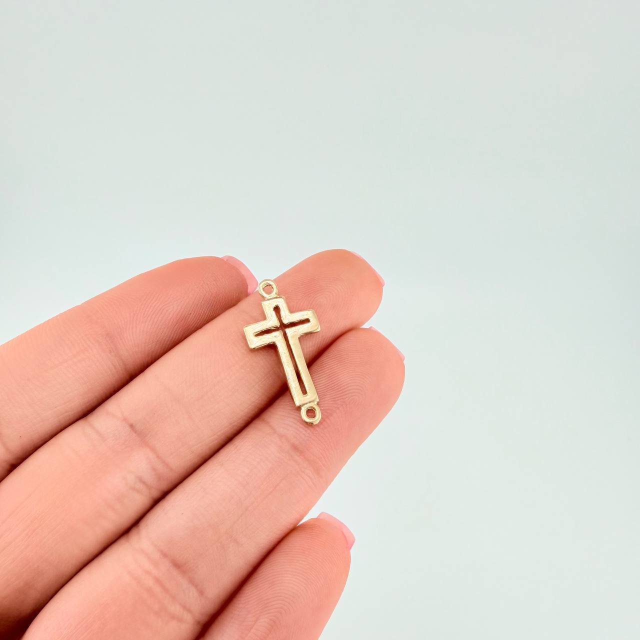Herraje Cruz 1.35 g / 2.2 cm Oro Amarillo 18K