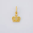 Dije Corona Tupida 0.8 g / 1.6 cm Oro Amarillo 18K