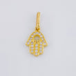 Dije Mano Hamsa 0.85 g / 1.7 cm Oro Amarillo 18K