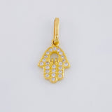 Dije Mano Hamsa 0.85 g / 1.7 cm Oro Amarillo 18K