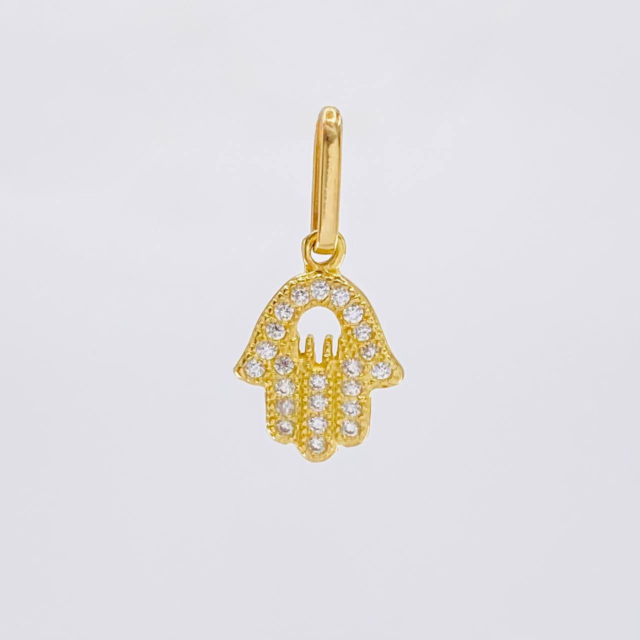 Dije Mano Hamsa 0.85 g / 1.7 cm Oro Amarillo 18K