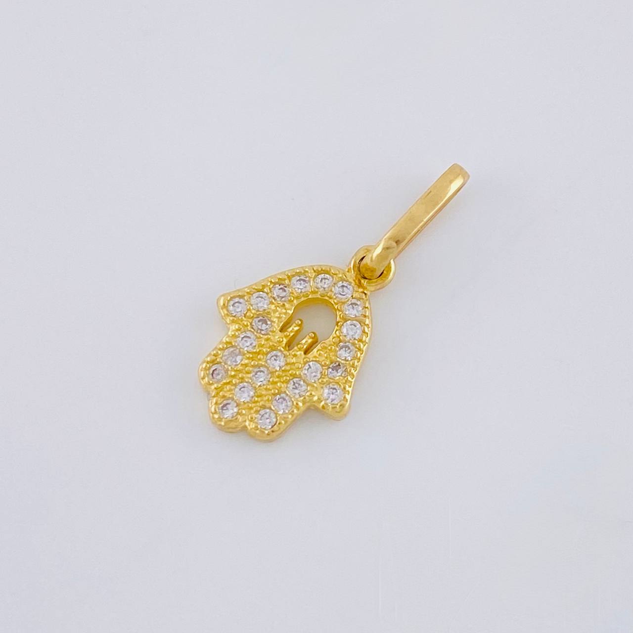 Dije Mano Hamsa 0.85 g / 1.7 cm Oro Amarillo 18K