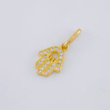 Dije Mano Hamsa 0.85 g / 1.7 cm Oro Amarillo 18K