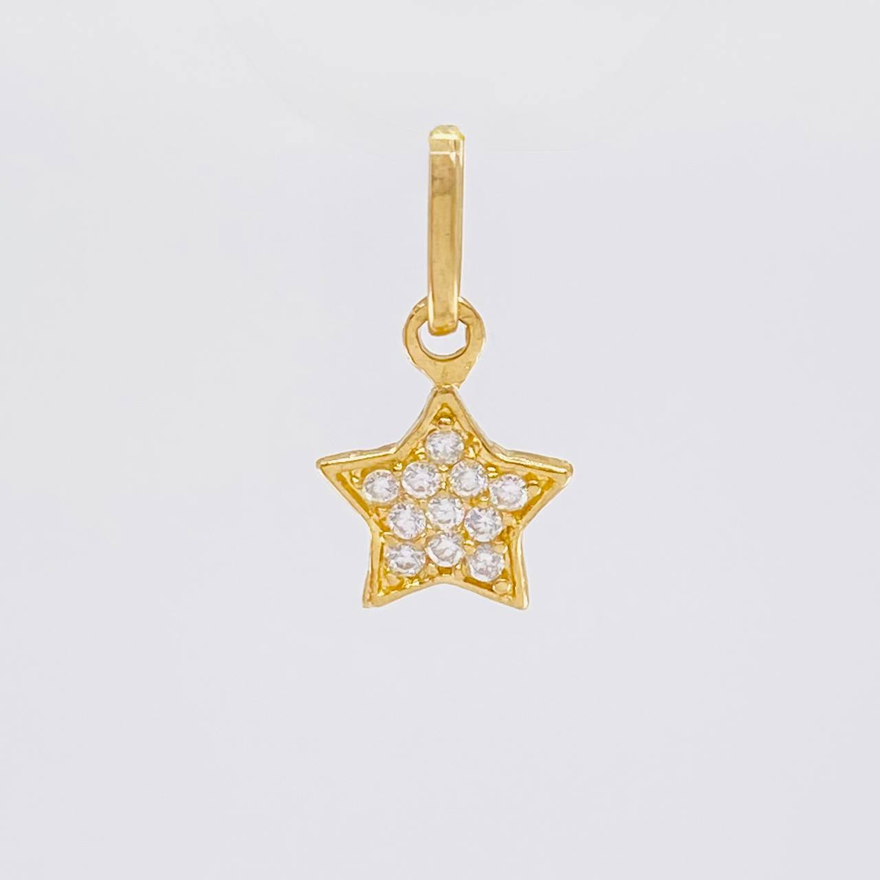 Dije Estrella 0.55 g / 1.5 cm Oro Amarillo 18K