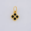 Dije Flor Trebol Cuatro Hojas 0.65 g / 1.2 cm Oro Amarillo 18K