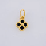 Dije Flor Trebol Cuatro Hojas 0.65 g / 1.2 cm Oro Amarillo 18K