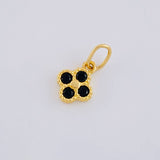 Dije Flor Trebol Cuatro Hojas 0.5 g / 1.2 cm Oro Amarillo 18K