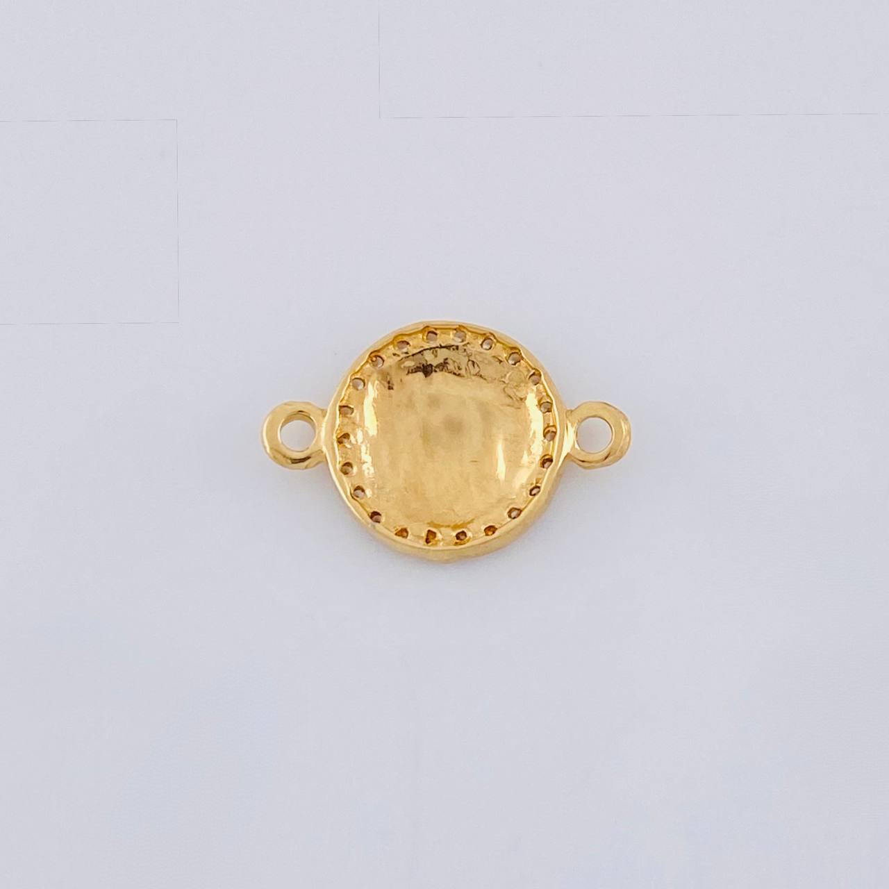 Herraje Circulo Corona 1.6 g / 1.5 cm Oro Amarillo 18K