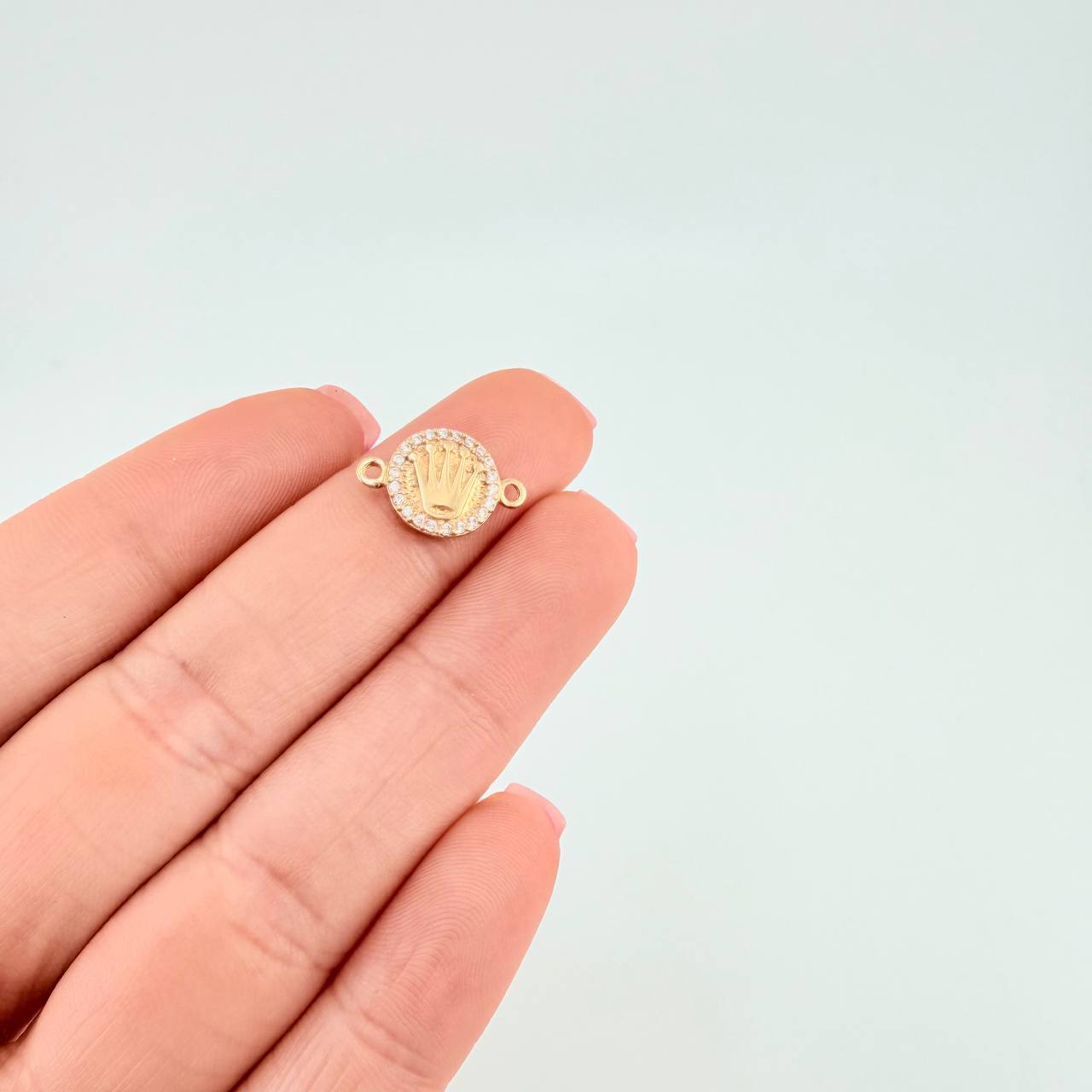 Herraje Circulo Corona 1.5 g / 46143 cm Oro Amarillo 18K