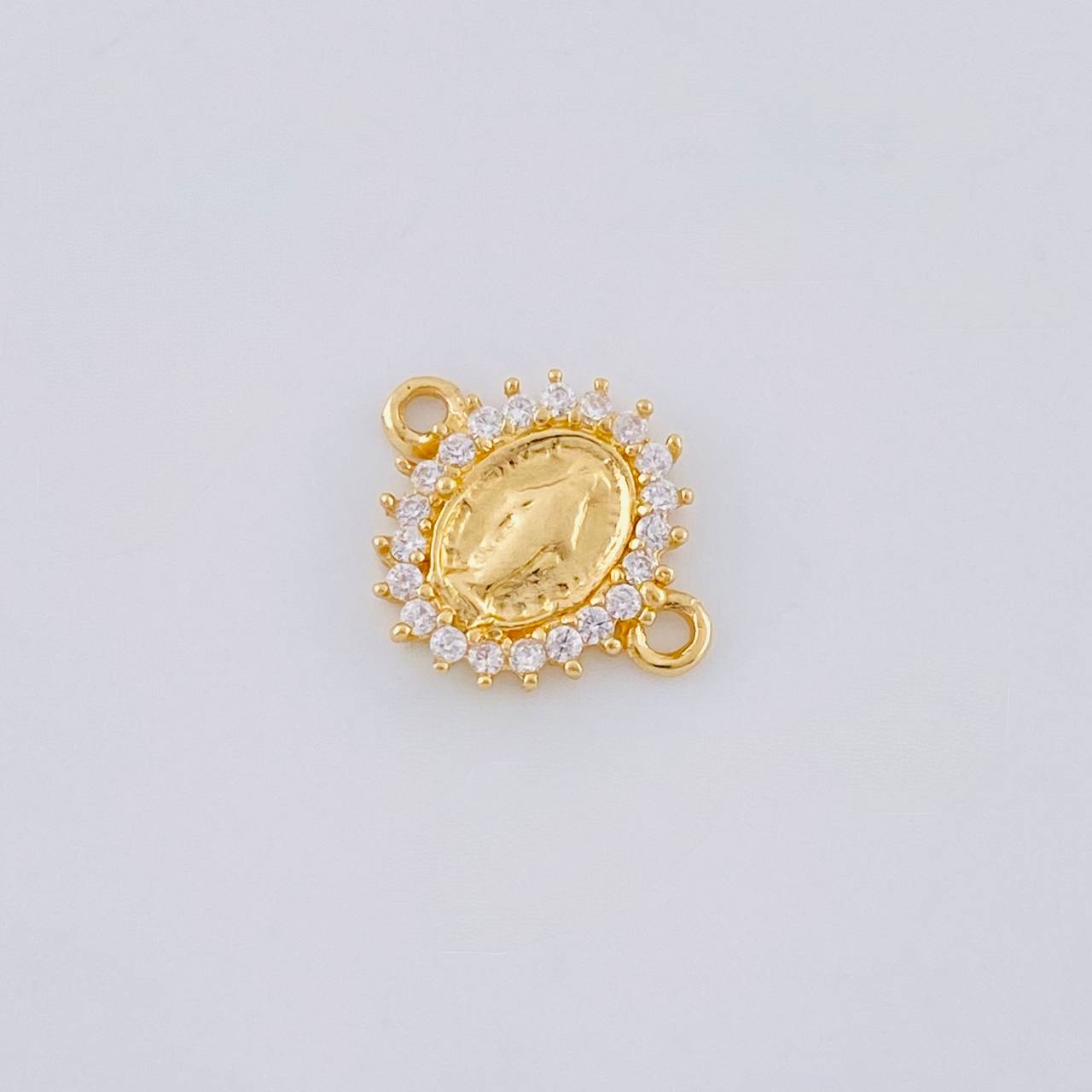 Herraje Virgen Milagrosa 0.8 g / 1.2 cm Oro Amarillo 18K