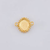 Herraje Virgen Milagrosa 0.8 g / 1.2 cm Oro Amarillo 18K