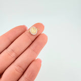 Herraje Virgen Milagrosa 0.8 g / 1.2 cm Oro Amarillo 18K