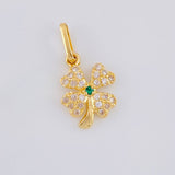 Dije Trebol 0.85 g / 1.7 cm Oro Amarillo 18K