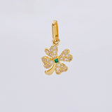 Dije Trebol 0.85 g / 1.7 cm Oro Amarillo 18K