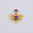 Herraje Pato Bolsas Dinero 1.5 g / 1.6 cm Oro Amarillo 18K
