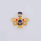Herraje Pato Bolsa Dinero 1.35 g / 1.6 cm Oro Amarillo 18K
