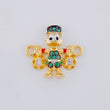 Herraje Pato Bolsa Dinero 1.4 g / 1.6 cm Oro Amarillo 18K