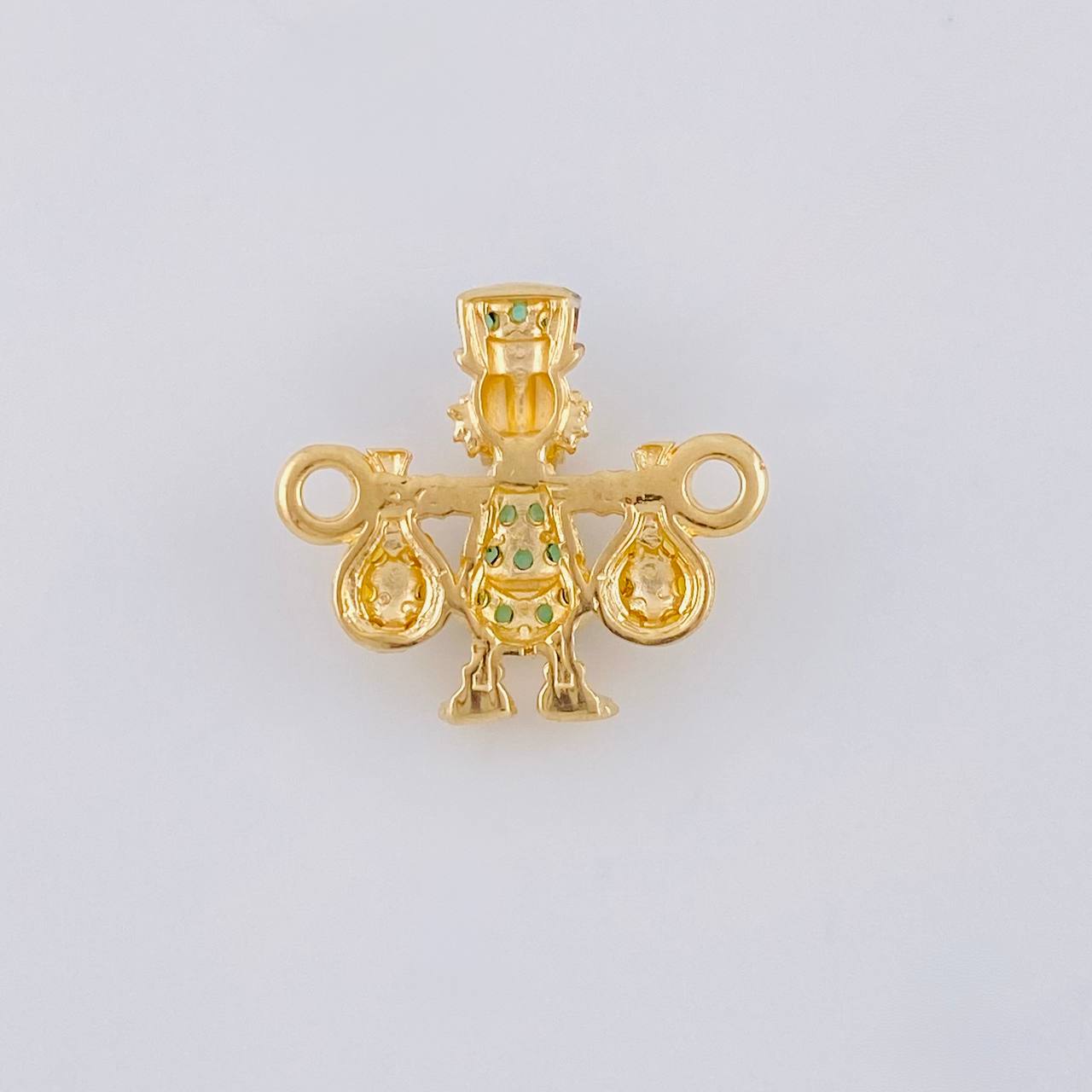 Herraje Pato Bolsas Dinero 1.45 g / 1.6 cm Oro Amarillo 18K