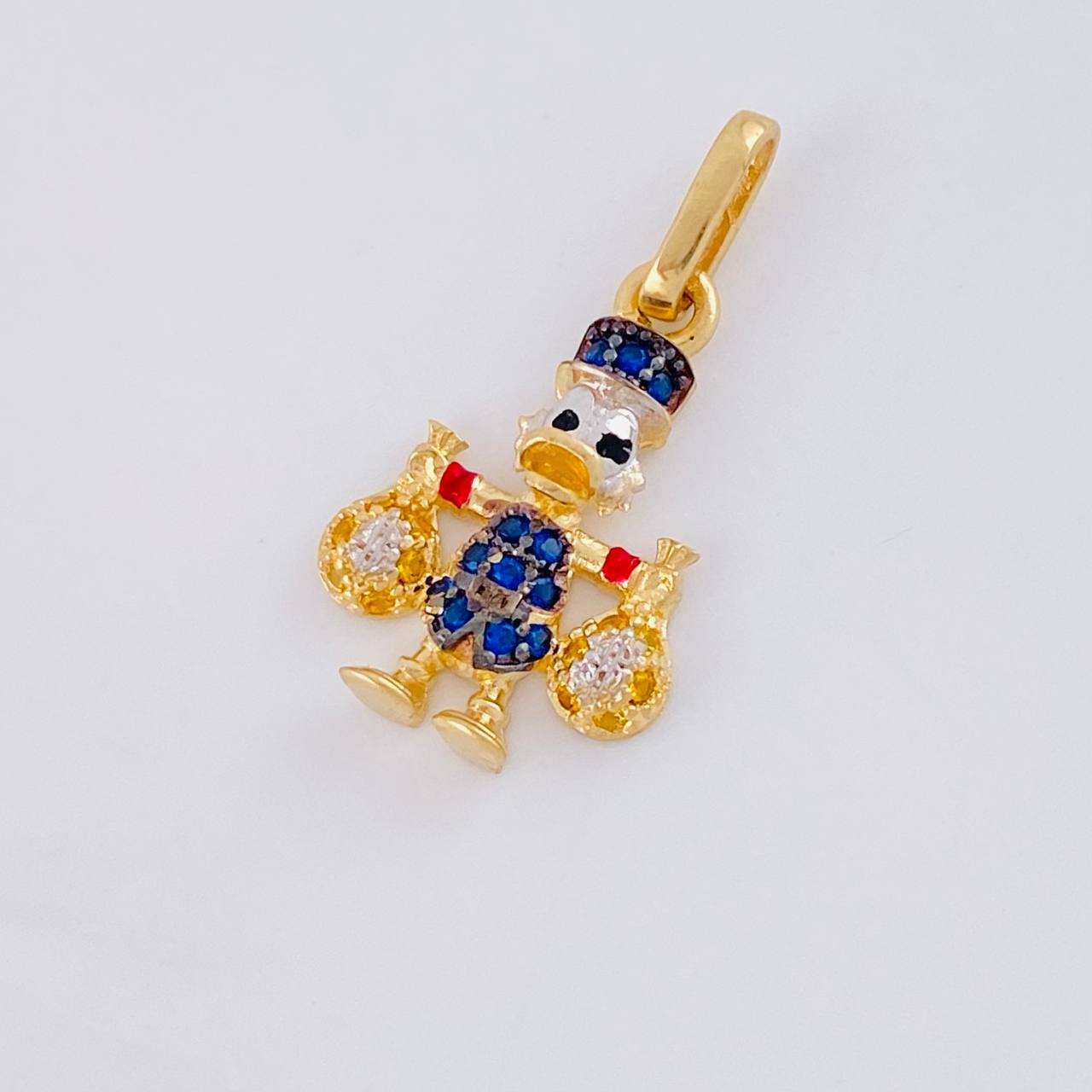 Dije Pato Bolsa Dinero 1.45 g / 2.2 cm Oro Amarillo 18K