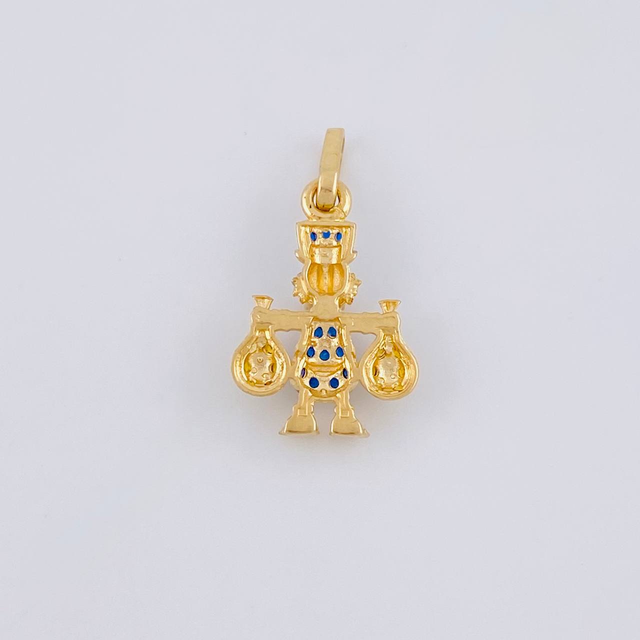 Dije Pato Bolsa Dinero 1.45 g / 2.2 cm Oro Amarillo 18K