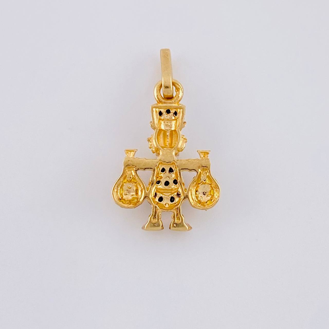 Dije Pato Bolsas Dinero 1.55 g / 2.2 cm Oro Amarillo 18K