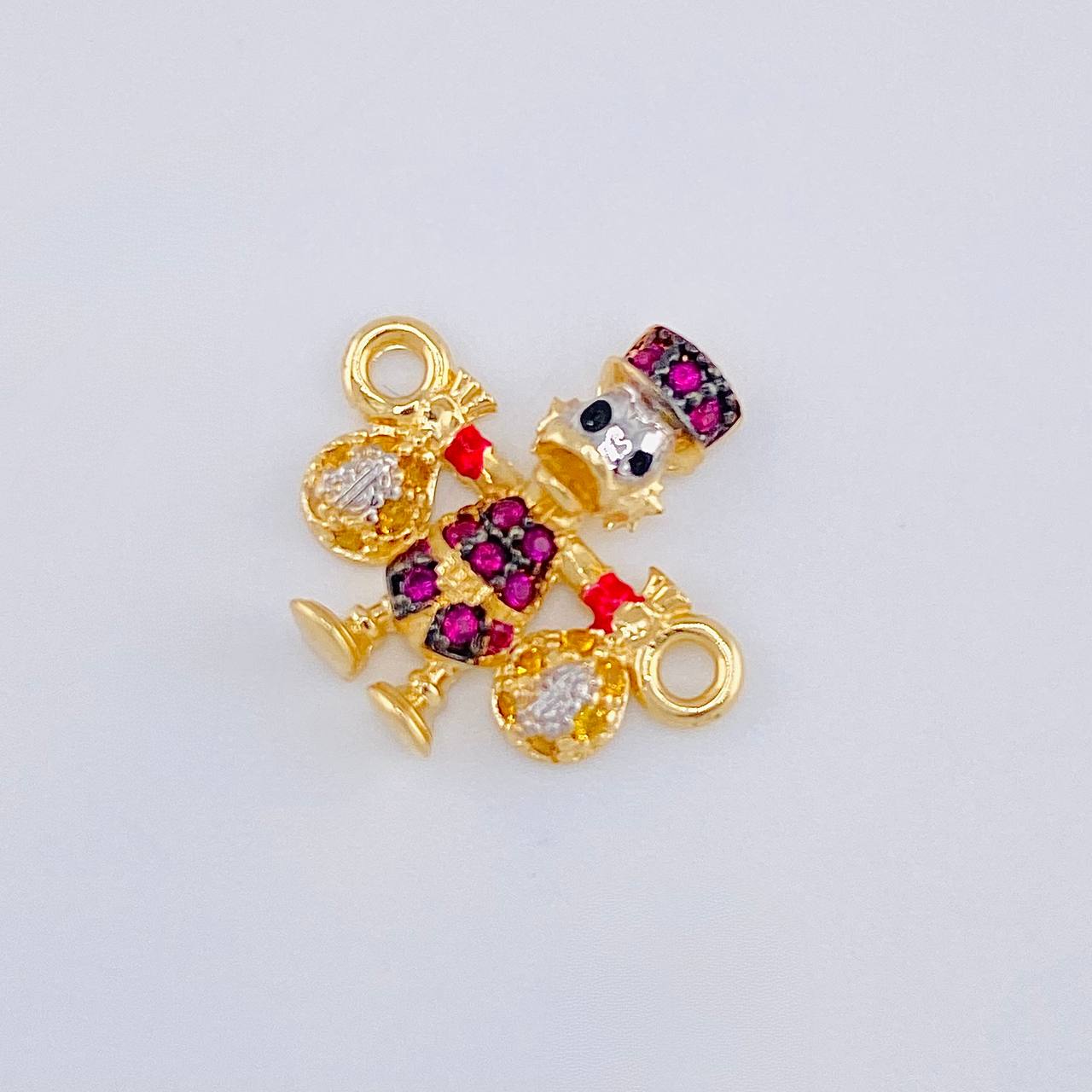 Herraje Pato Bolsa Dinero 1.5 g / 1.5 cm Oro Amarillo 18K