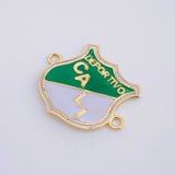 Herraje Deportivo Cali 2.65 g / 3.6 cm Oro Amarillo 18K