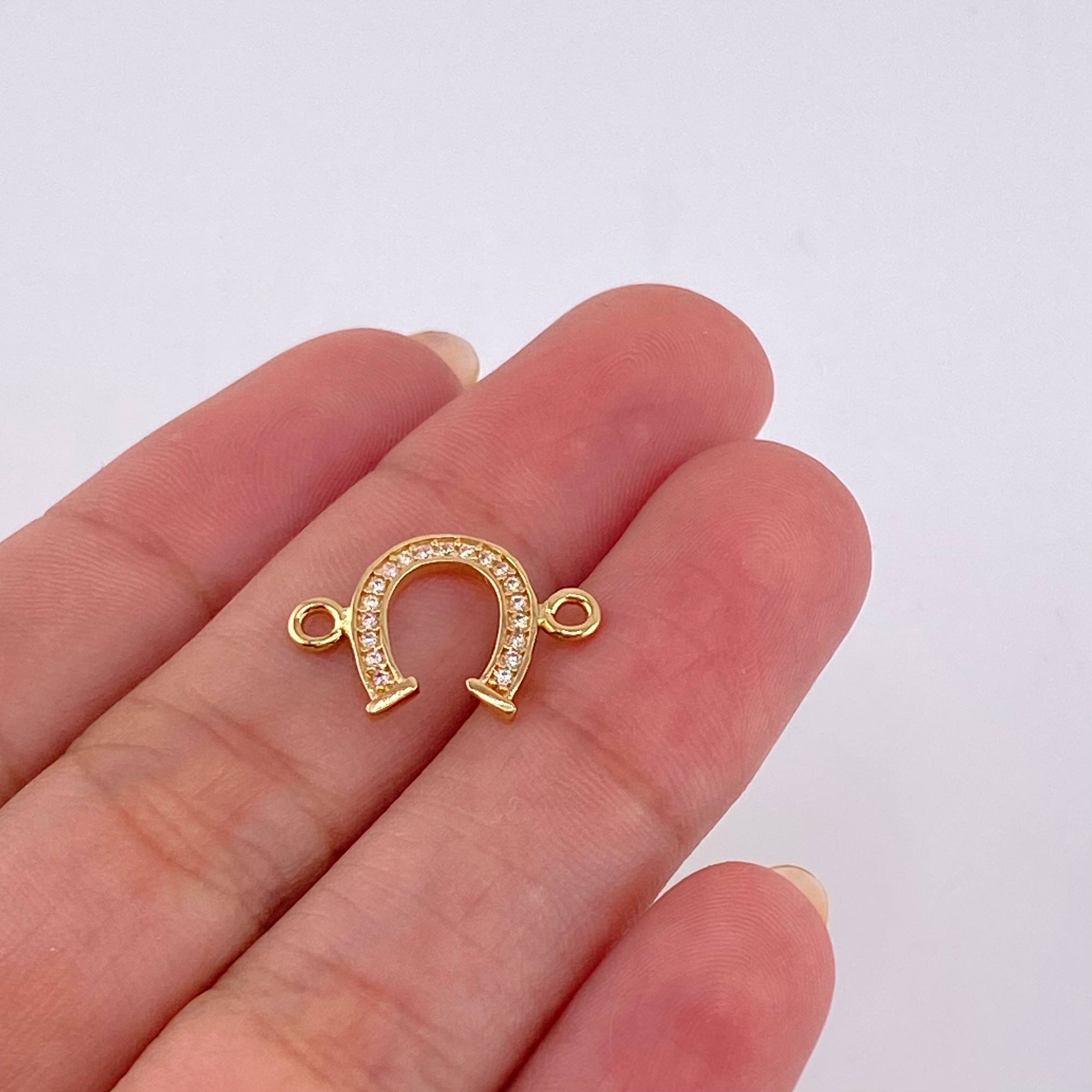 Herraje Herradura 0.85 g / 2.9 cm Oro Amarillo 18K