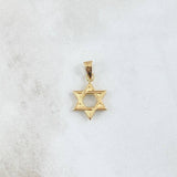 Dije Estrella De David 0.6gr / 2cm / Oro 18K