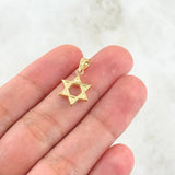 Dije Estrella De David 0.6gr / 2cm / Oro 18K