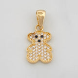 Dije Oso Ts 1.65g / 2cm Oro Amarillo 18K