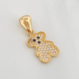 Dije Oso Ts 1.65g / 2cm Oro Amarillo 18K