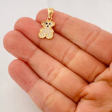 Dije Oso Ts 1.65g / 2cm Oro Amarillo 18K